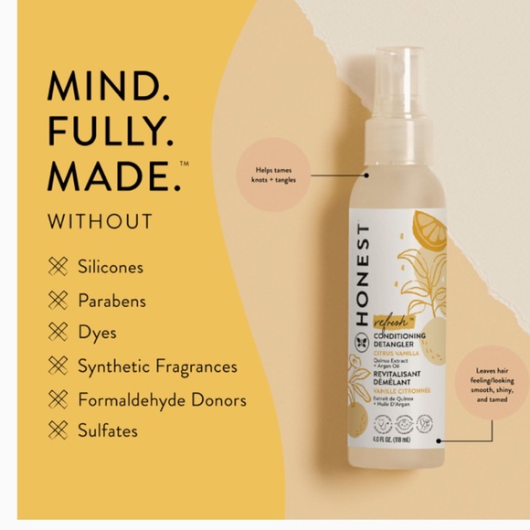 The Honest Company Conditioning Detangler, Leave-in Conditioner 4 oz NWT - Picture 6 of 6